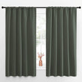 NICETOWN Bedroom Curtains Blackout Draperies - All Season Thermal Insulated Solid Rod Pocket Top Blackout Curtains/Drapes for Kid's Room…