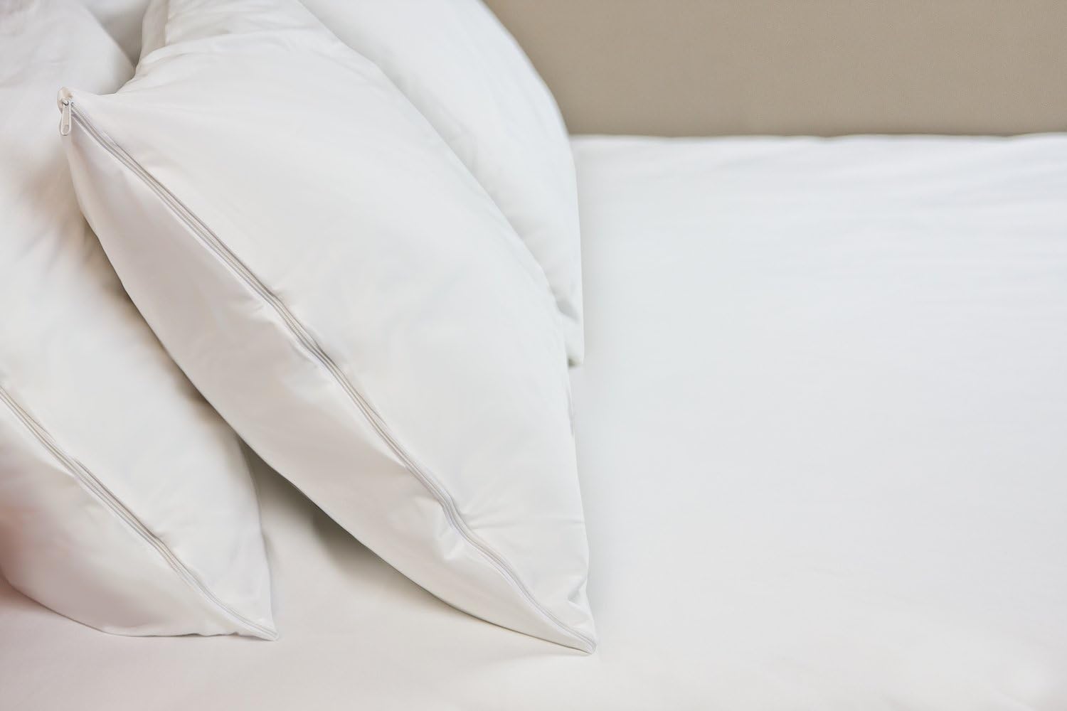 HOSPITOLOGY PRODUCTS Pillow Encasement- Zippered Bed Bug Dust Mite Proof Hypoallergenic - Sleep Defense System - Queen - Waterproof - Set…