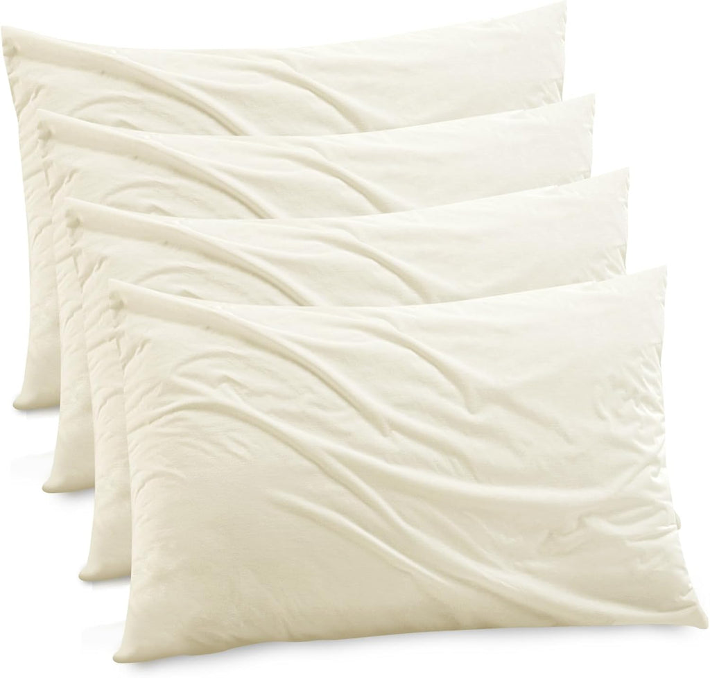 Gogreen Bamboo Rayon Waterproof Pillow Protector, Breathable Pillow Cover, Cooling Pillow Case Protector with Zipper, Super Soft Pillow Cas…