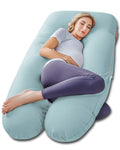Meiz Pregnancy Pillow, Cooling Pregnancy Pillows for Sleeping, Maternity Pillow for Pregnant Women, Pregnancy Body Pillow with Cooling Jers…