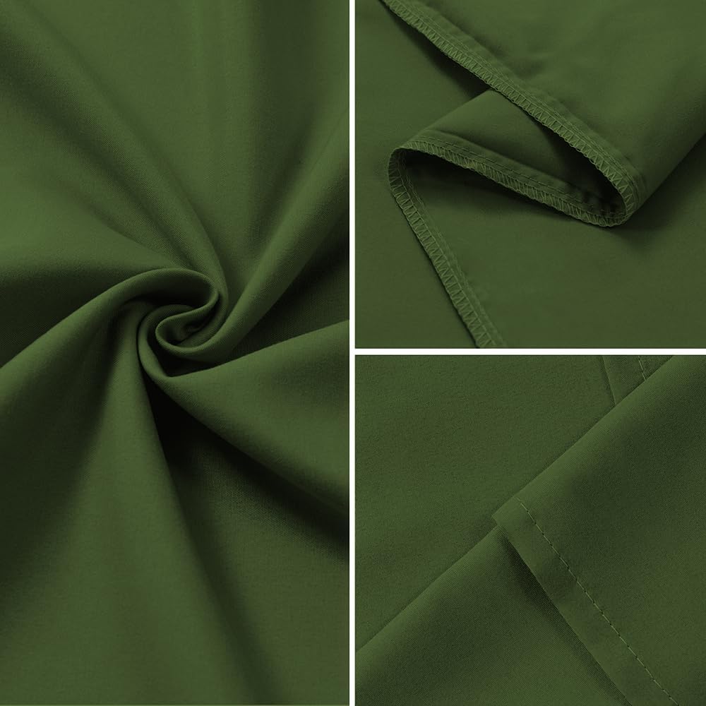 NookZuzu Body Pillowcase,1 Pack Queen Body Pillow Case,20"x54" Microfiber Long Pillowcase for Bed, Dark Olive Green Body Pillow Case Cover, U…