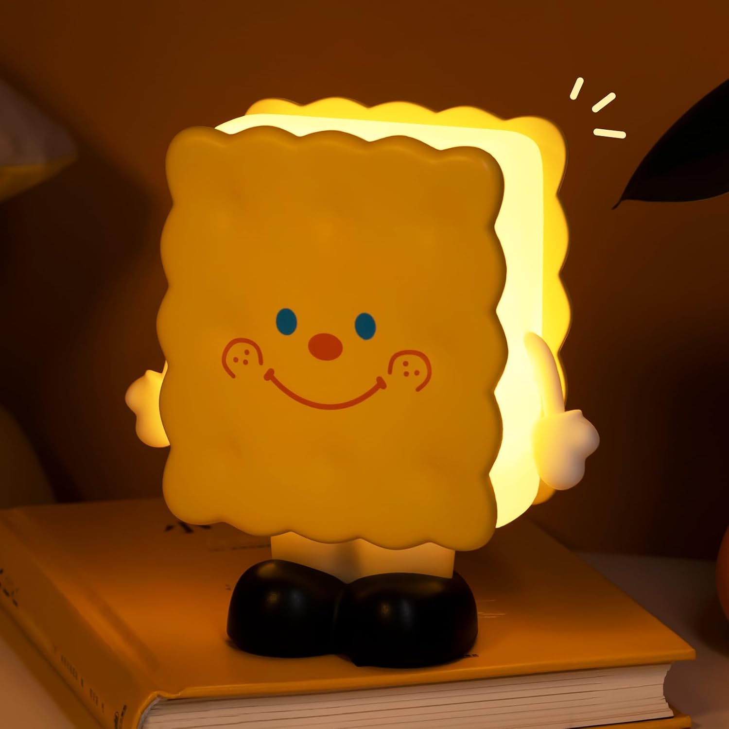 Tarinks Biscuit Night Light for Kids, Rechargeable Baby Night Lights, Portable Sleep Nightlight, Cute Nursery Lamp, Table Lamps for Bedroom…