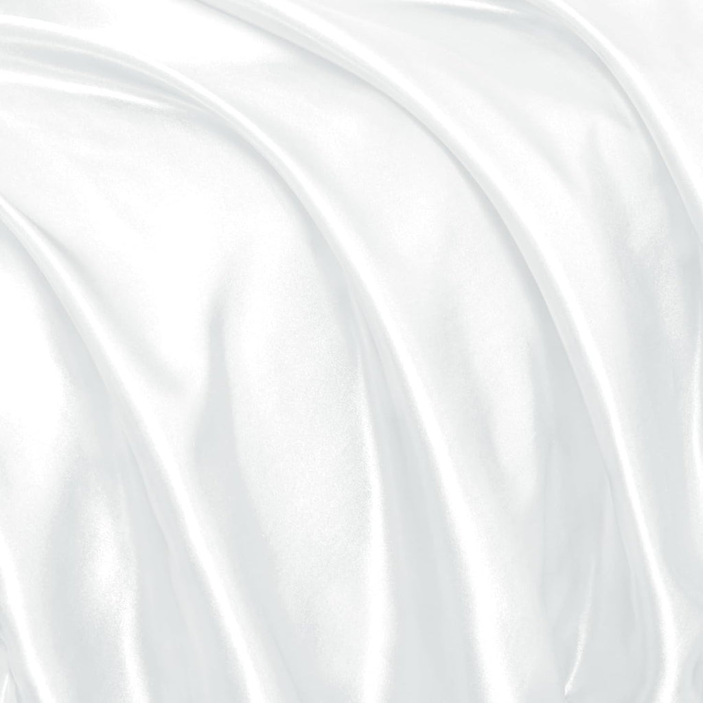 Homiest Ruffle Euro Sham Covers 26x26 Inch Set of 2, White Satin Pillow Shams with 3 Inch Wide Decorative Ruffled, European Square Satin…
