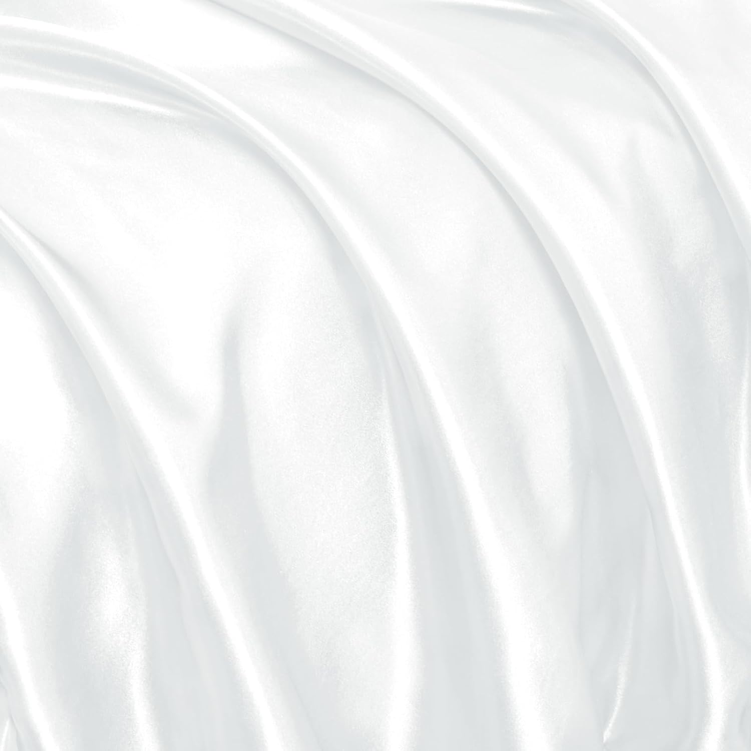 Homiest Ruffle Euro Sham Covers 26x26 Inch Set of 2, White Satin Pillow Shams with 3 Inch Wide Decorative Ruffled, European Square Satin…