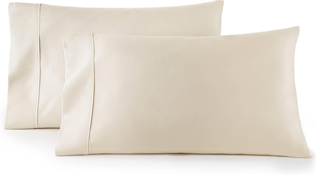 HCCollection HC Collection Pillow Cases Standard Size/Queen Size Set of 2- Microfiber, Extra Soft Pillowcases - easy maintenance &…