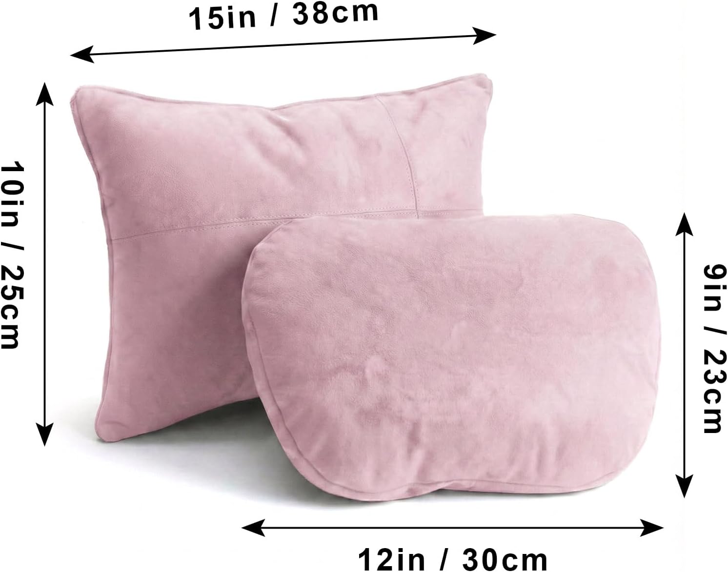 WELBRIT 2PCS Car Pillow for Car Neck Pillow for Driving Seat Neck Support Soft Cushion Back Support Head-Rests for Vehicle Sleeping…