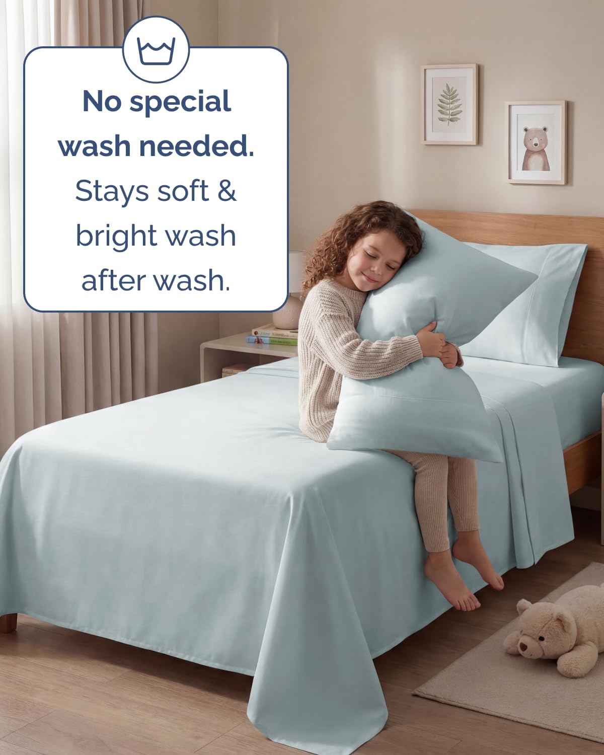 Twin 4 Piece Sheet Set - Comfy, Breathable & Cooling - Hotel Luxury Bedding for Women, Men, Kids, Teens and Children - 1 Flat & 1 Fitted…