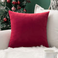 Miulee Velvet Pillow Cover Soft Luxury Christmas Decorative Throw Pillow Cover Eruo Sham Single Rectangle Cushion Case Home Decor for Couch…