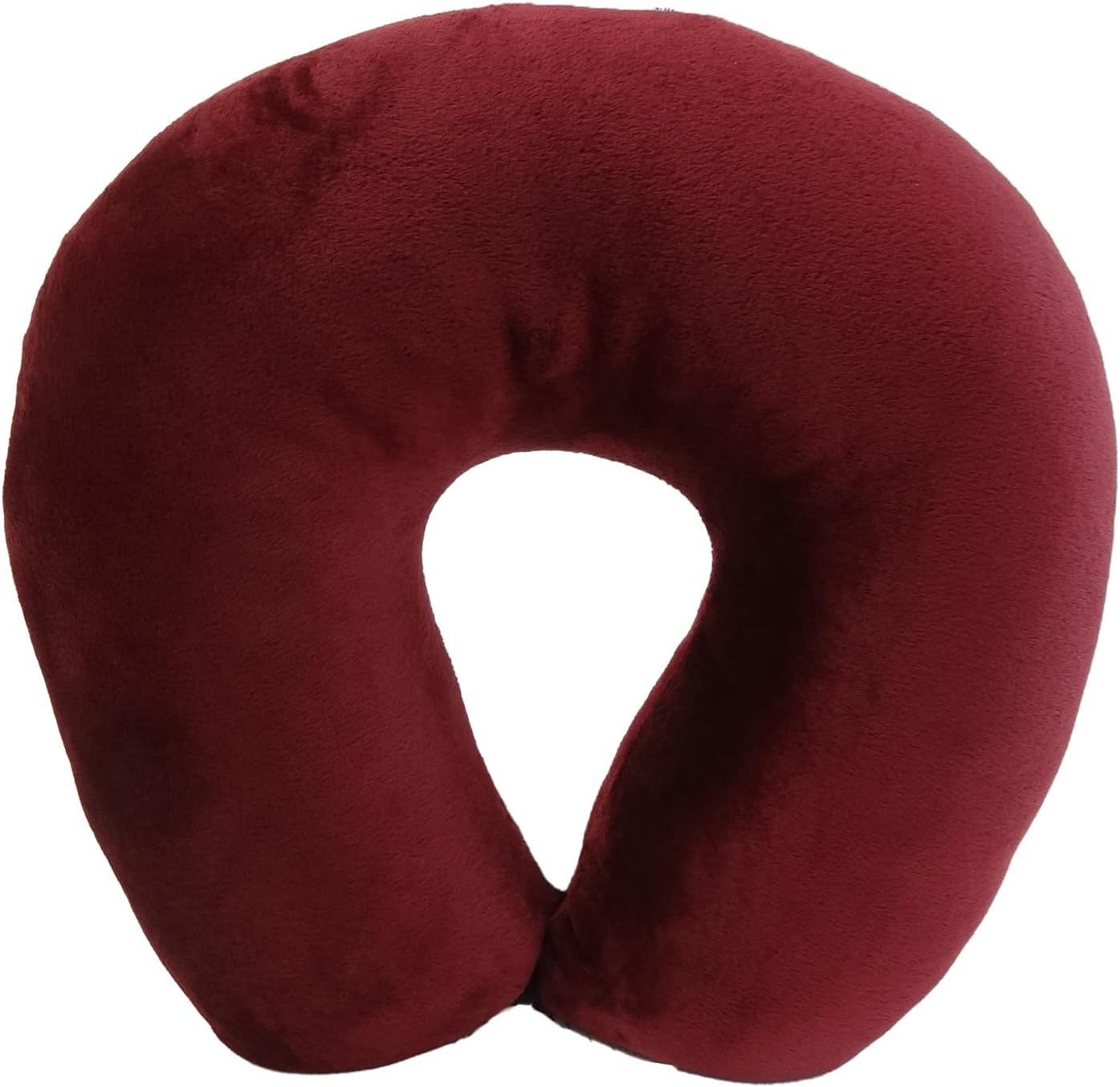 WorldsBest Wolf Essentials Adult Cozy Soft Microfiber Neck Pillow for Travel – Compact, Machine Washable - Perfect for Airplane, Car, or Ho…
