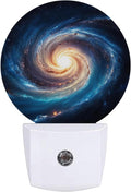 Nebula Galaxy Night Light Auto Sensor Led Dusk to Dawn Lamp Home Decor for Men Women