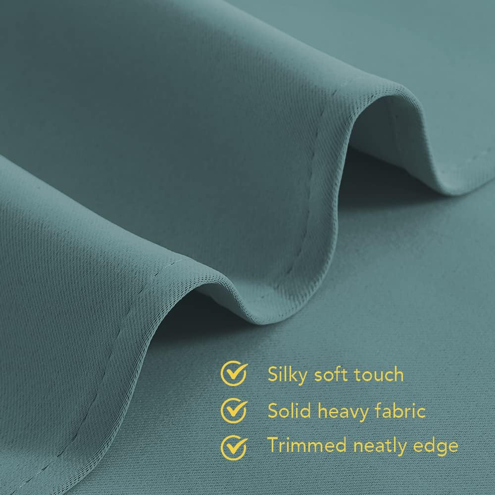 NICETOWN Modern Blackout Curtains Noise Reducing, Thermal Insulated and Privacy Room Darkening Drape Panels for Boy's Guest Room Door…
