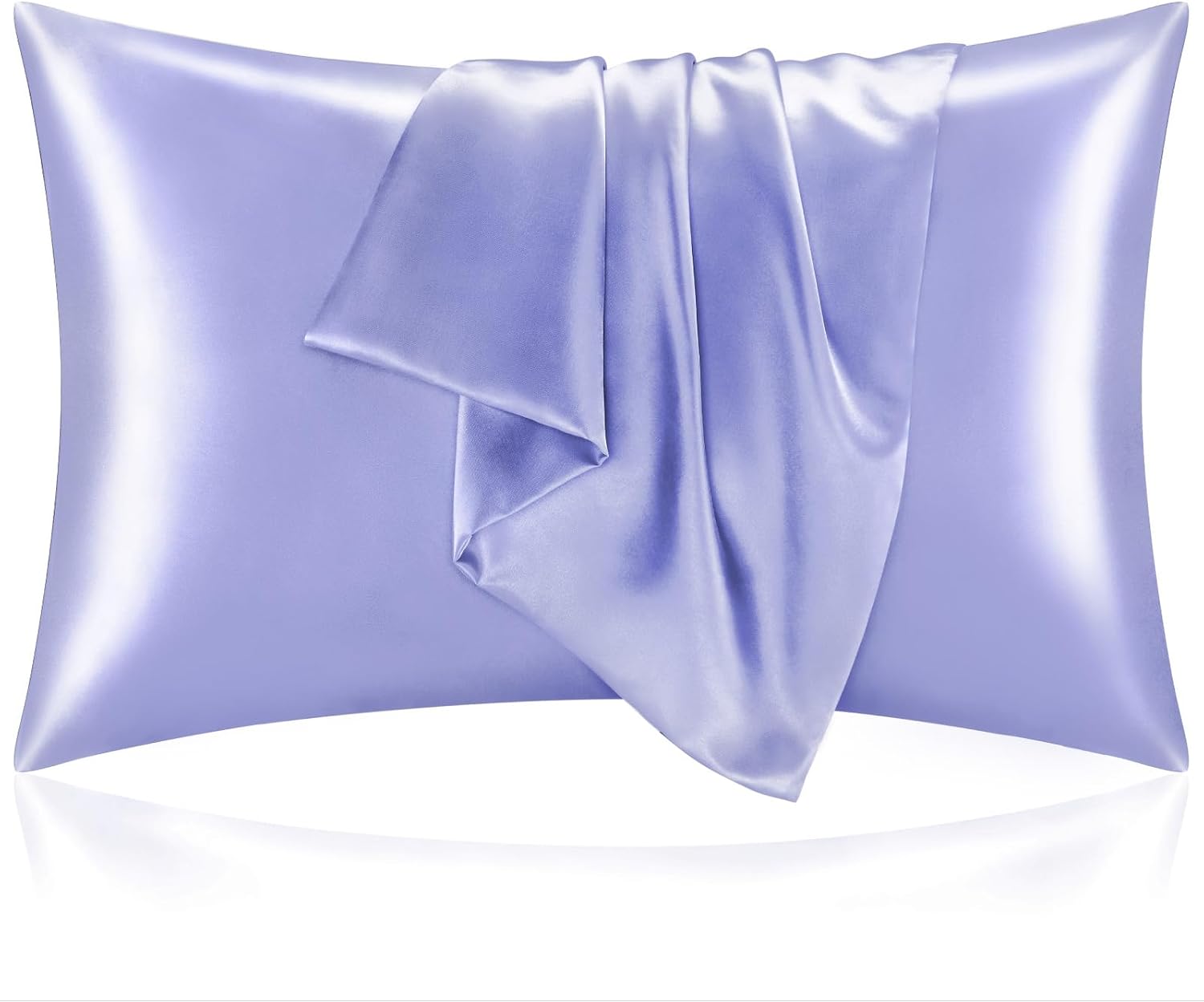Bedelite Satin Pillowcase for Hair and Skin, Super Soft and Cooling Similar to Silk Pillow Cases 2 Pack with Envelope Closure, Gift for Wom…
