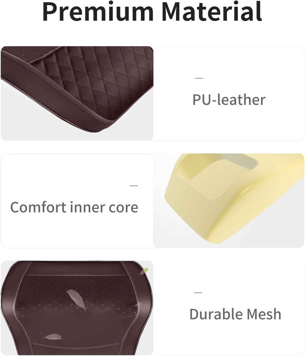 Boriwat Back Massager with Heat, 3D Kneading Massage Pillow for Back, Neck, Shoulder, Leg Deep Tissue, Gifts for Women Men Mom Dad(Brown) 1…