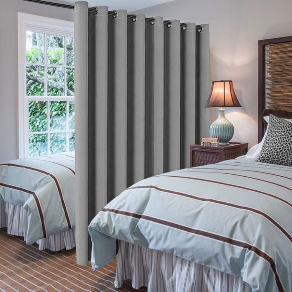 H.VERSAILTEX Blackout Patio Curtains 100 x 96 Inches for Sliding Door Extral Wide Blackout Curtain Panels Thermal Insulated Roo…