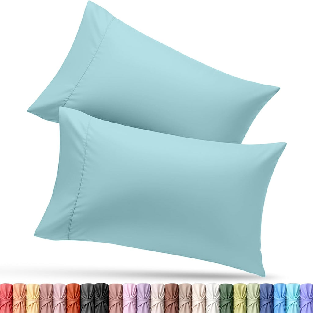 Utopiabedding Utopia Bedding King Pillow Cases - 2 Pack - Envelope Closure - Soft Brushed Microfiber Fabric - Shrinkage and Fade Resistant…