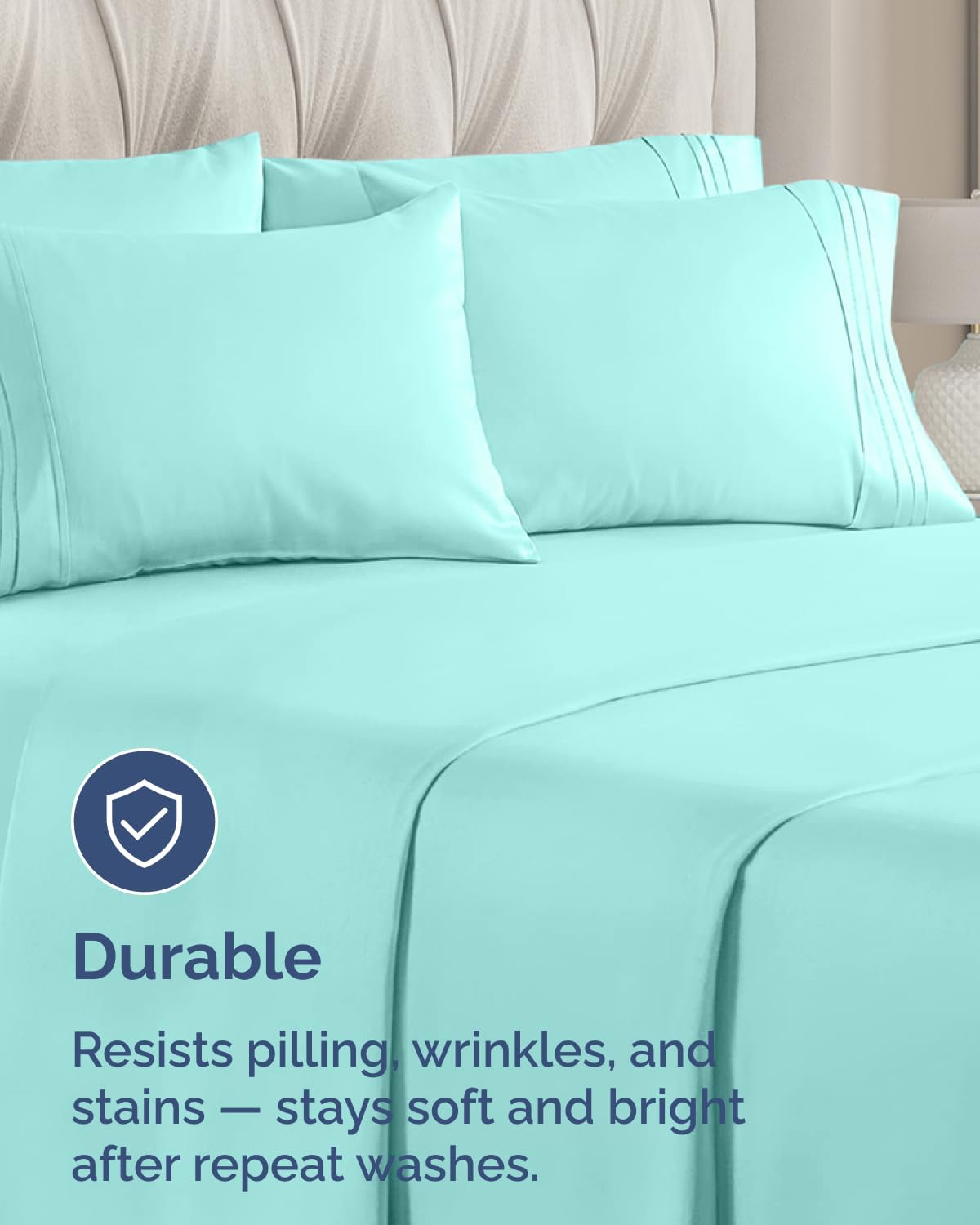 King Standard Pillow Cases Set of 8 - Ultra Soft Hotel Quality Pillowcase Covers - Comfy & Wrinkle Free - Shrink & Fade Resistant…