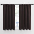 NICETOWN Blackout Curtain Panels 45 inches Long - Noise Reducing Thermal Insulated Solid Rod Pocket Window Drapes/Draperies for Kids Room…