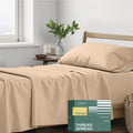 THREAD SPREAD 100% Organic Cotton Sheets Twin XL Size - 3 PC Organic Cotton Twin XL Size Percale Weave Sheet Set, Soft, Cooling, Crisp &…