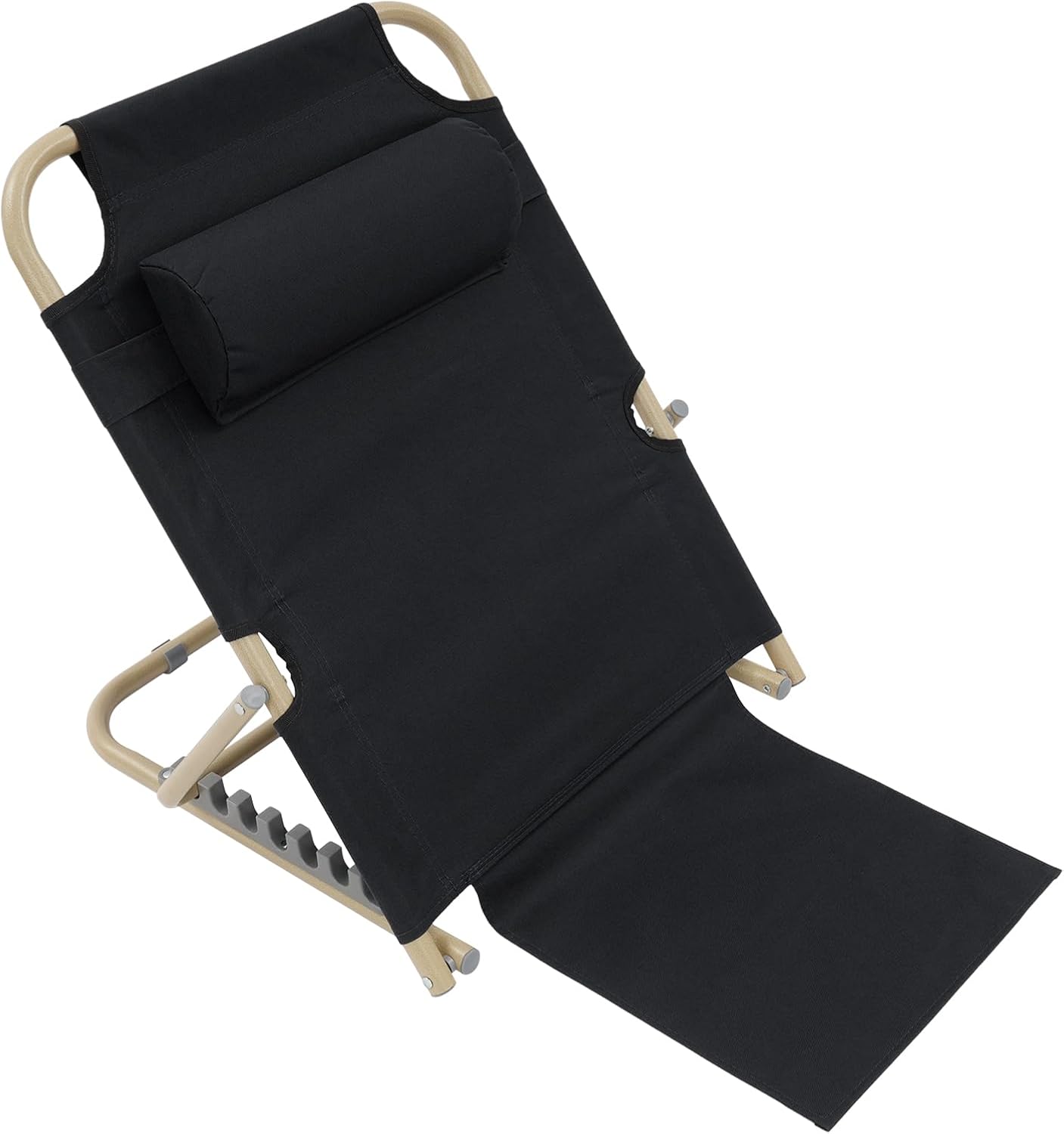 PERFERATE Bed Backrest Support Portable Bed Chair 7 Gears Adjustable Lifting Beds Backrest Folding Reading Chair with Pillow for Elderly…