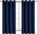 BGment Navy Blackout Curtains for Bedroom - Grommet Thermal Insulated Room Darkening Block Out Curtains for Living Room, Set of 2 Panels (5…