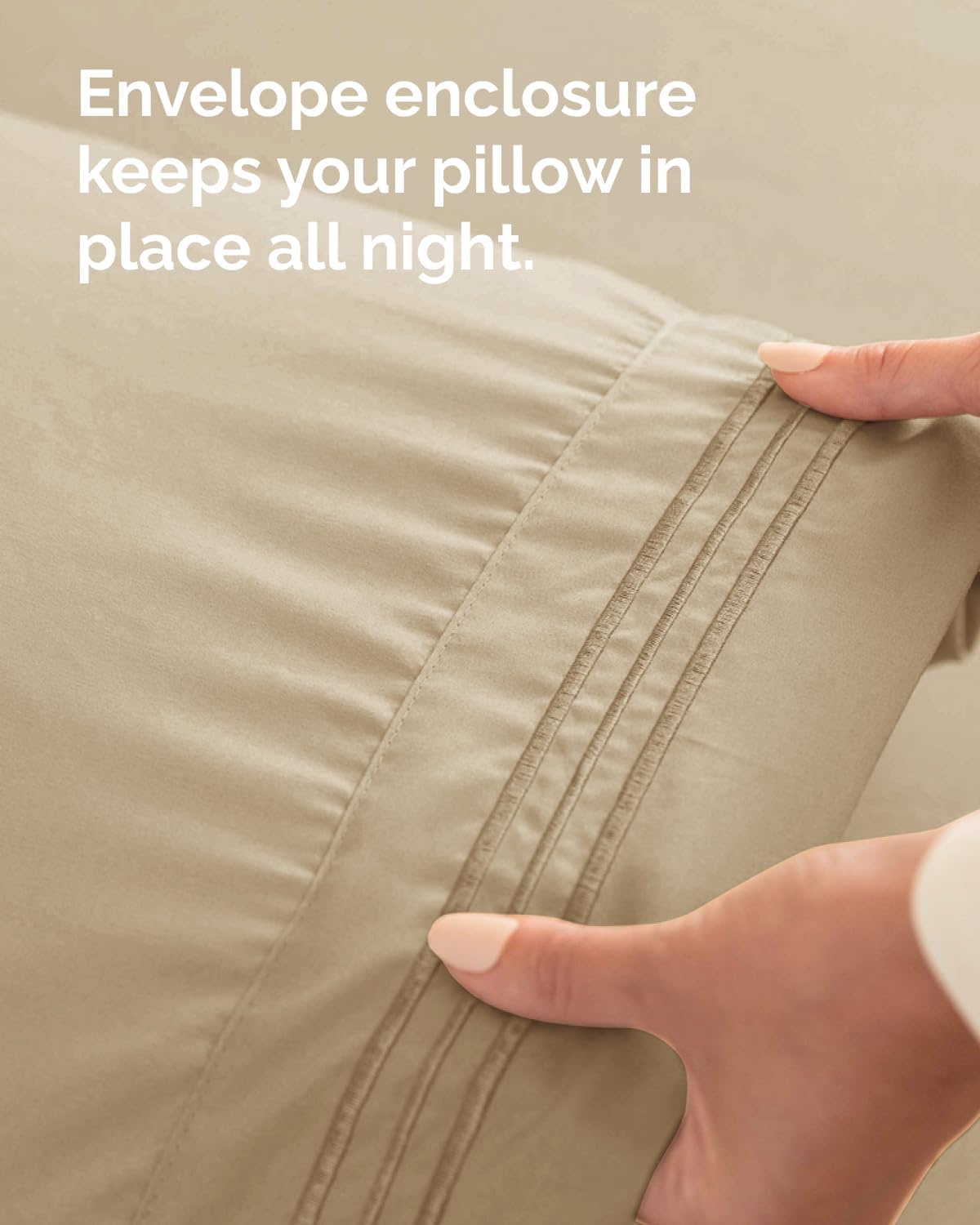 King Standard Pillow Cases Set of 10 - Ultra Soft Hotel Quality Pillowcase Covers - Comfy & Wrinkle Free - Shrink & Fade Resistant…
