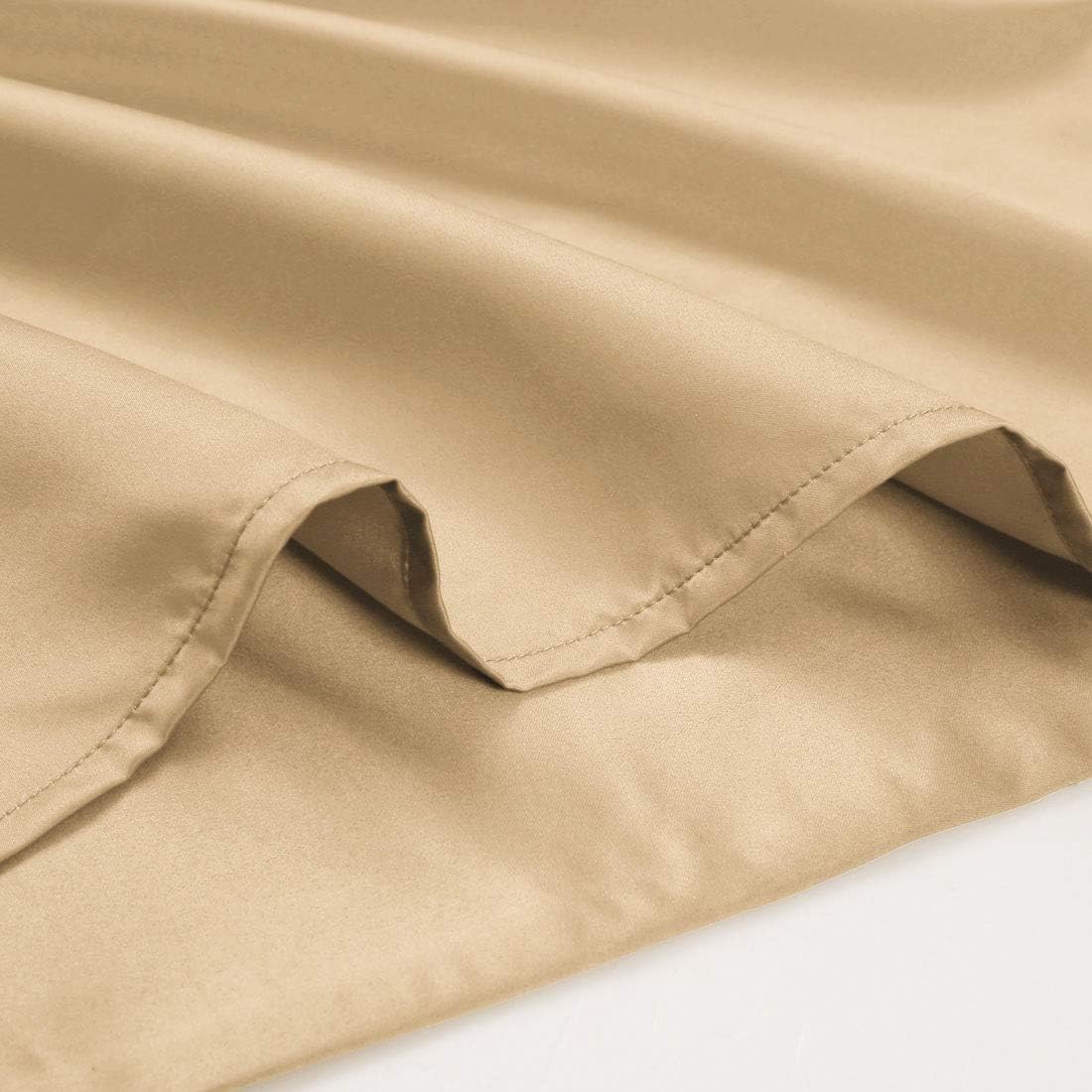 uxcell Body Pillow Cover, 20x60 Inch Gold Silky Satin Body Pillowcases for Hair and Skin, Soft Cooling Smooth Pillow Case with Envelope…