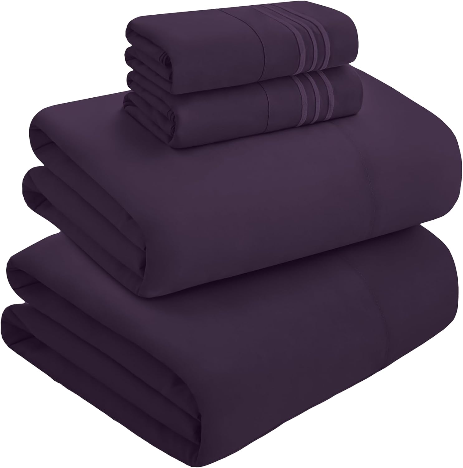 MocassiLuxuryBedding Mocassi Cal King Size 4-Piece Bed Sheet Set - 1800 Hotel Quality Microfiber 18-24 Inches Extra Deep Pocket Fitted Shee…