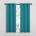 NICETOWN Room Darkening Curtains 54 inch Length 2 Panels, Thermal Insulated Grommet Blackout Curtains for Modern Casual Elegant Bedroom…