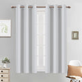 Yakamok Room Darking Curtains for Bedroom, Light Blocking Drapes Room Darkening Thermal Insulated Solid Grommet Panels for Living…