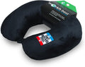 WorldsBest Wolf Essentials Adult Cozy Soft Microfiber Neck Pillow for Travel – Compact, Machine Washable - Perfect for Airplane, Car, or Ho…