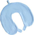 foiesfiuh Neck Pillow Cover – Cooling Ice Silk Travel Pillowcase with Double Snap, Soft, Washable & Lightweight, Fits U-Shaped Travel Pillo…