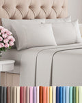 Cal King 6 Piece Sheet Set - Comfy, Breathable & Cooling - Soft Hotel Luxury Bedding for Women, Men, Kids, Teens and Children - 1 Flat &…