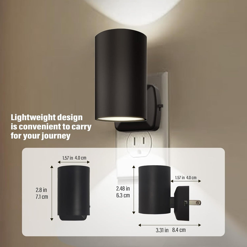 ETL Certified 5700K Night Light, Modern Nightlights Plug in Wall, Dusk to Dawn Sensor LED Night Light, Cool White, Adjustable Brightness…