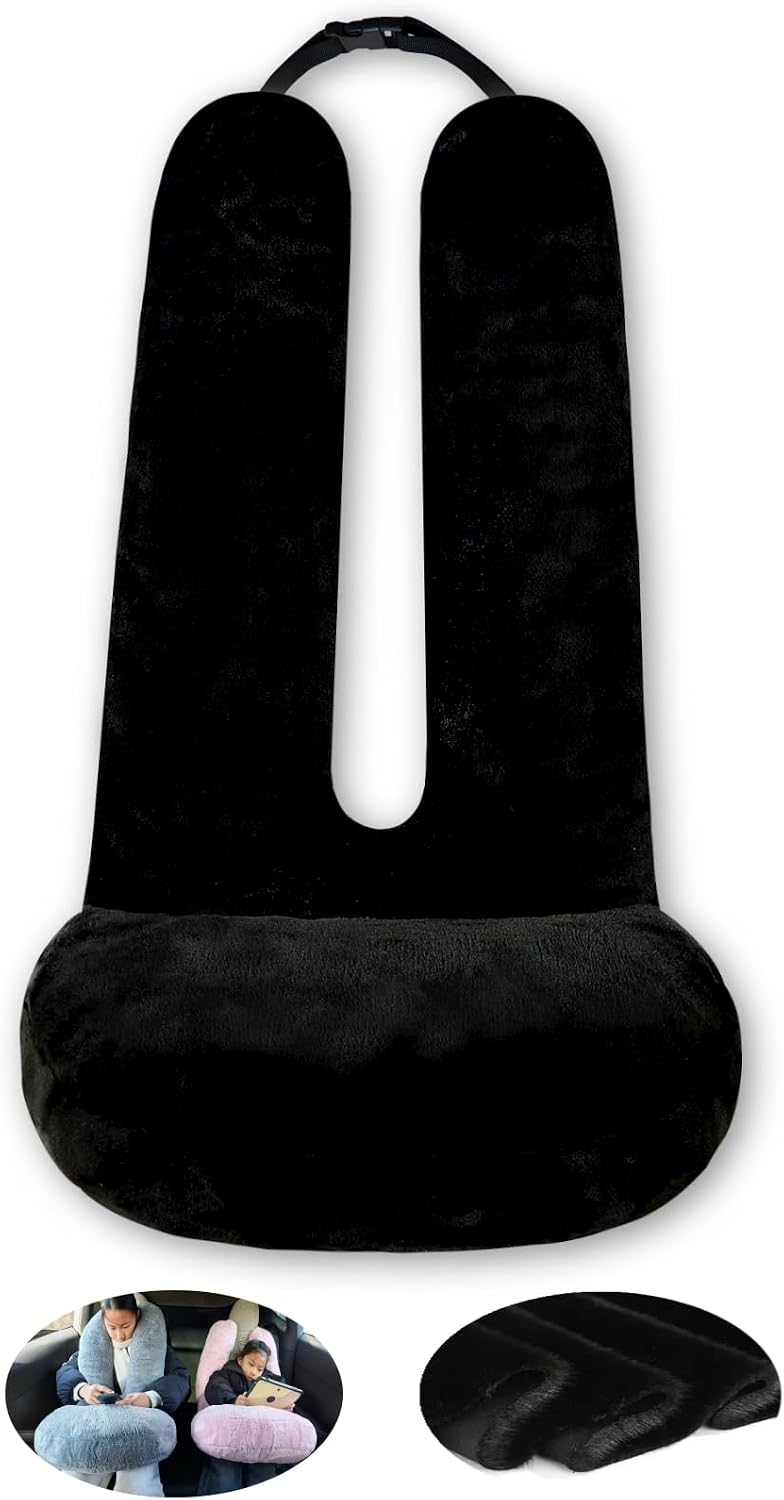 FHSGGP Travel Pillow Car Travel Sleep Support Pillow 2-in-1 Lap Pillow and Car Pillow with Neck and Body Support for Adults and Kids on…