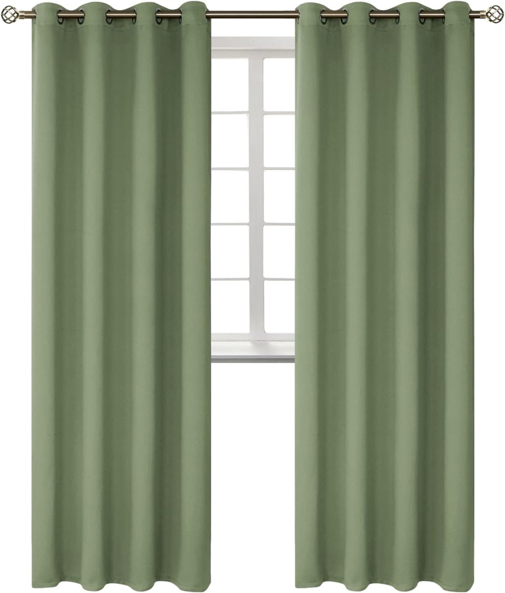 BGment Room Darkening Curtains 95 Inches Long - Grommet Thermal Insulated Drapes Window Treatment Curtains for Bedroom, 2 Panels, 52 x 95 I…
