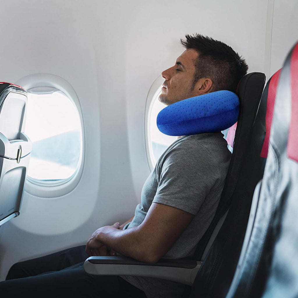 Gosider Neck Pillow for Travel Pillow Memory Foam U Shape Comfortable Travel Neck Pillow Head Neck Support Airplane Pillow for Traveling, C…