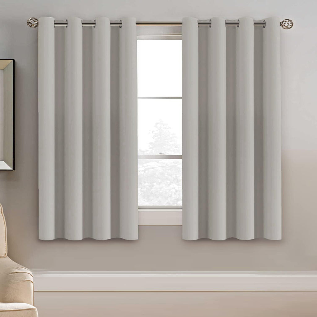 H.VERSAILTEX Blackout Curtain for Living Room Thermal Insulated Window Treatment Curtain 54 inch Length Energy Saving Solid Gro…