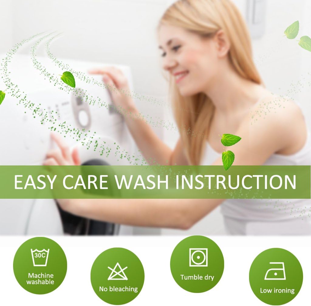 Nicetown 100% Blackout Blinds, Laundry Room Decor Window Treatment Curtains, Thermal Insulated Energy Smart Drapes and Draperies for Villa,…