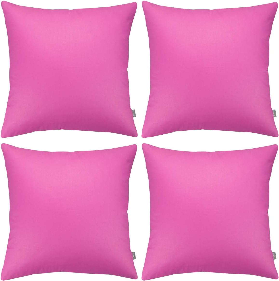 Thmyo 4-Pack 100% Cotton Comfortable Solid Decorative Throw Pillow Case, Square Cushion Cover Pillowcase Sublimation Blank Pillow Covers DI…