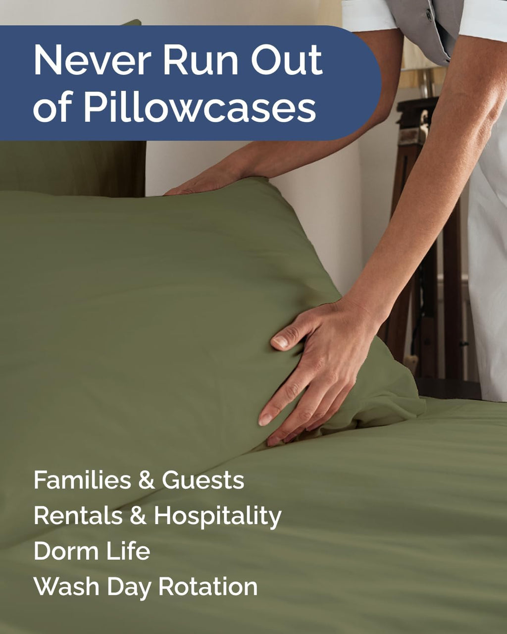 King Standard Pillow Cases Set of 8 - Ultra Soft Hotel Quality Pillowcase Covers - Comfy & Wrinkle Free - Shrink & Fade Resistant…