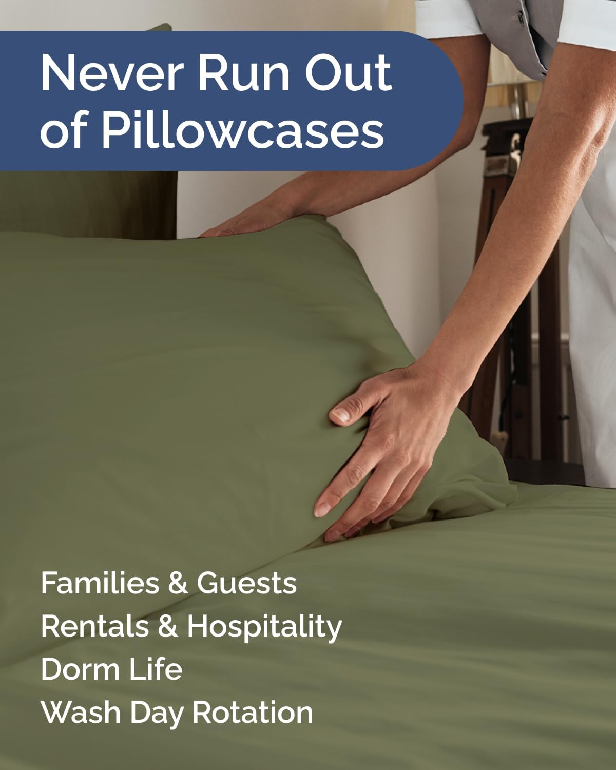 King Standard Pillow Cases Set of 8 - Ultra Soft Hotel Quality Pillowcase Covers - Comfy & Wrinkle Free - Shrink & Fade Resistant…