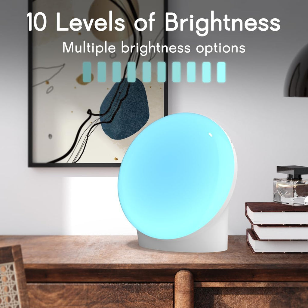 BrownNoise White Noise Machine with 30 Soothing Sounds 12 Colors Night Light and Sound Machine 36 Volume Levels and Memory Function 4 Timer…