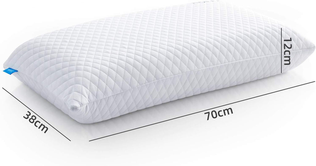 Noffa Bouncy Orthopedic Neck Support Pillow for Sleeping, Special Foam Deep Sleep Pillow, Bed Pillow for Side, Back, Stomach Sleepers, Remo…