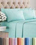 Cal King 6 Piece Sheet Set - Comfy Breathable & Cooling - Hotel Luxury Bedding for Women, Men, Kids, Teens & Children - 1 Flat & 1 Fitted…