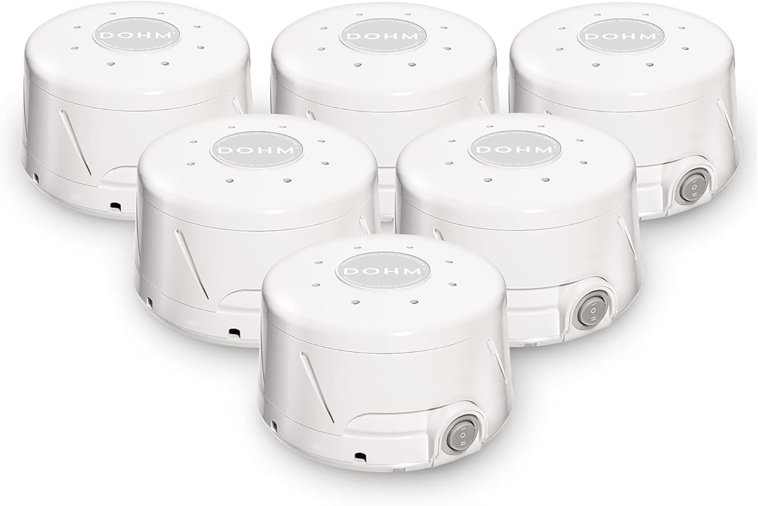 Yogasleep Dohm Classic (6 Pack) The Original White Noise Sound Machine, Soothing Natural Sounds from a Real Fan, Sleep relaxation for…