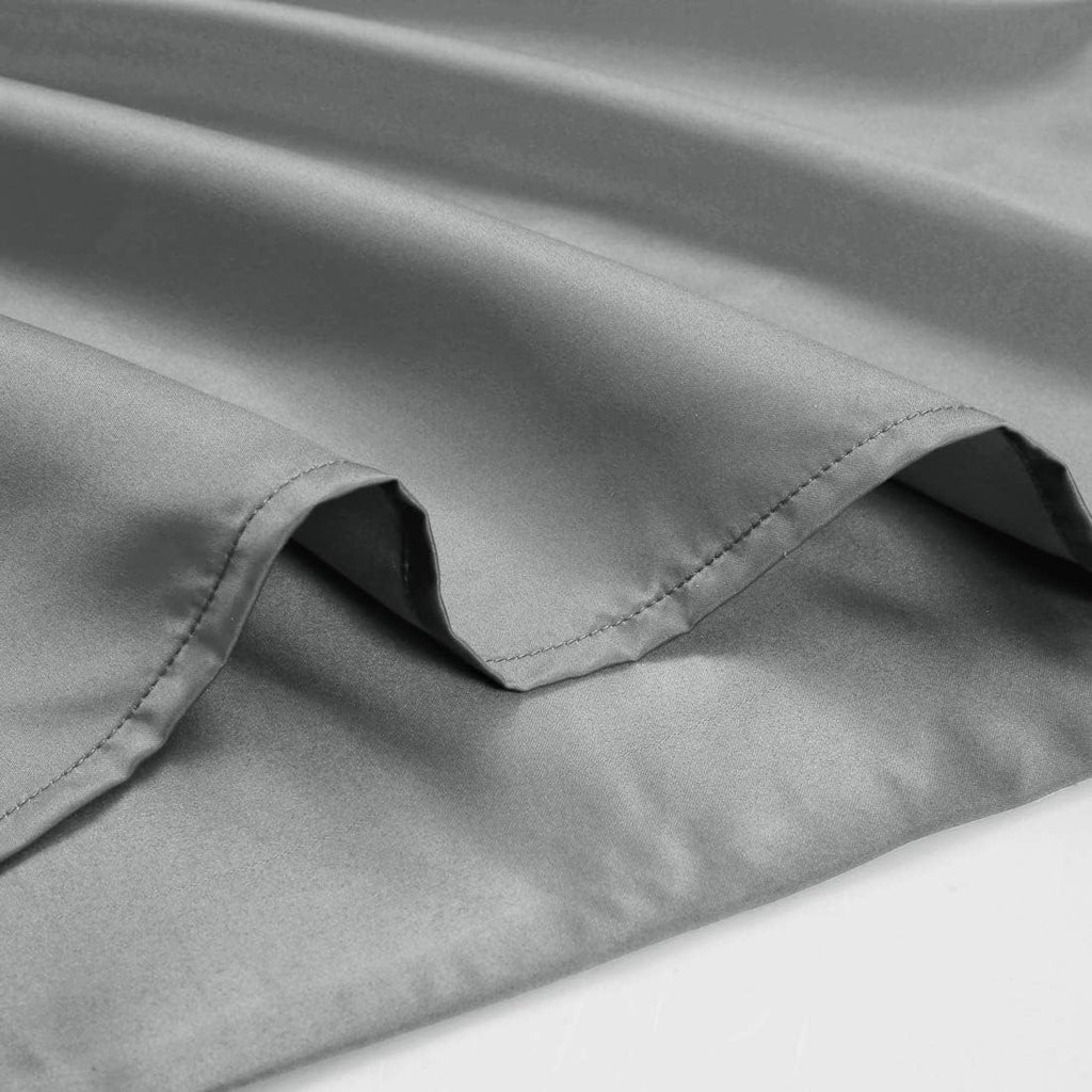 uxcell Body Pillow Cover, 20x54 Inch Silver Silky Satin Body Pillowcases for Hair and Skin, Soft Cooling Smooth Pillow Case with Envelope…