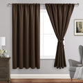 Jiuzhen Blackout Curtains for Bedroom - 70 x 63 Inch Extra Wide Privacy Assured Thermal Insulated Room Darkening Sliding Door Curtains for…