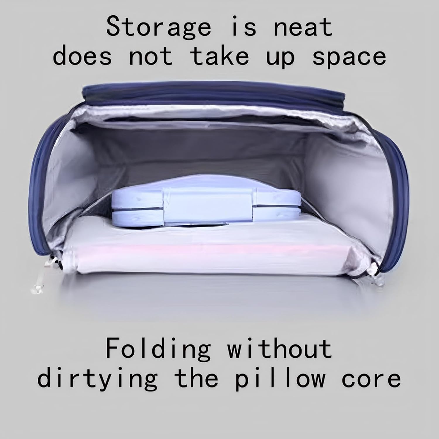 Foldable Portable Desk Pillow for Napping, Adjustable Office and School Face Down Pillow for Sleeping, Memory Cotton Travel Head Support…