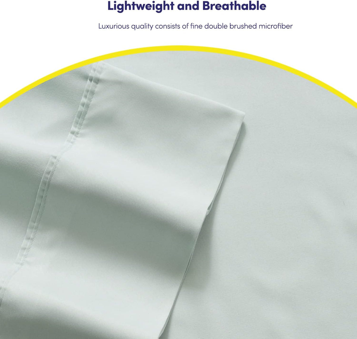 Full Size Bed Sheets - 6 Piece 1500 Supreme Collection Fine Brushed Microfiber Deep Pocket Full Sheet Set Bedding - 2 Extra Pillow Cases…