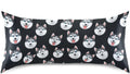 Cartoon Husky Dark Pillow Covers Silk Pillowcase for Hair and Skin Breathable Silky Soft Satin Pillowcase King Size Pillow Case for Women…